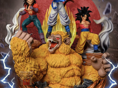 Dragon Ball GT Diorama 3Dプリントモデル