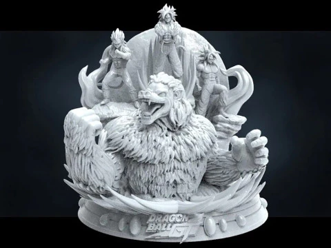 Dragon Ball GT Diorama 3D Print Model