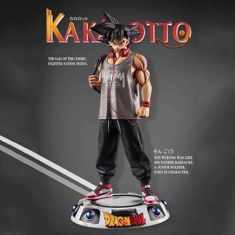 Kakarotto Goku 3D Принт Модель .c4d .max .obj .3ds .fbx .stl .blend