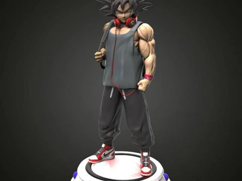 Kakarotto Goku 3D Print Model