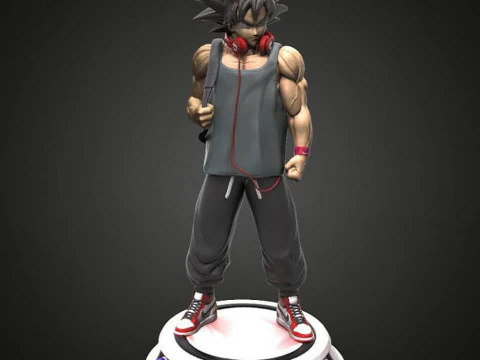 Kakarotto Goku 3D Print Model