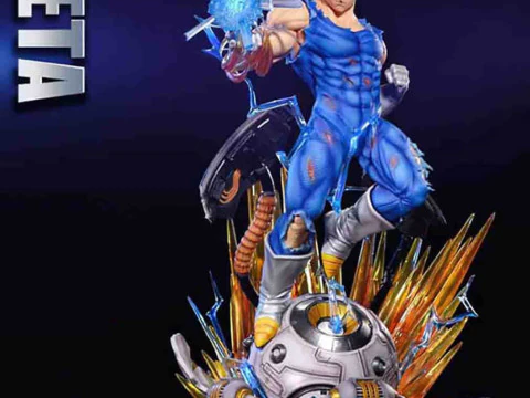 Vegeta SSJ em C&aacute;psula - Dragon Ball Z Modelo de Impressão 3D