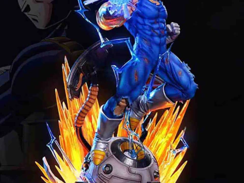 Vegeta SSJ em C&aacute;psula - Dragon Ball Z Modelo de Impressão 3D