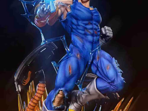 Vegeta SSJ on Capsule - Dragon Ball Z 3D Print Model
