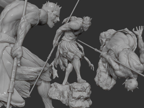 Darth Maul - Star Wars 3D Baskı Modeli