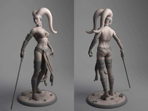 Darth Talon Figure 3D Print Model