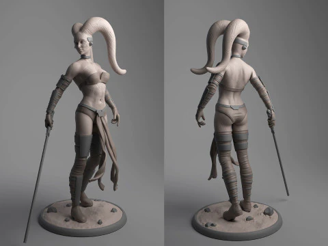 डार्थ टैलोन चित्र 3D प्रिंट मॉडल