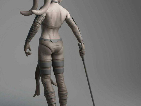 Darth Talon Figure Model Cetak 3D