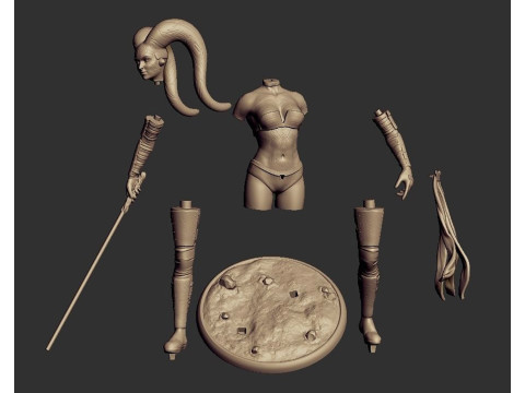 Darth Talon Figure Model Cetak 3D
