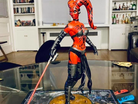 Darth Talon Figure Model Cetak 3D