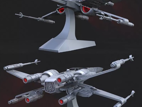 T-70 X-Wing - Star Wars 3Dプリントモデル