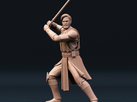 Obi-Wan Kenobi Ready to Print 3D-Druckmodell