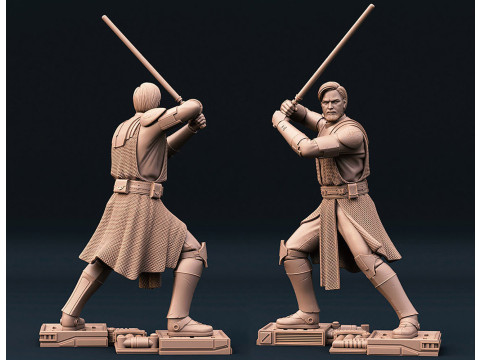 Obi-Wan Kenobi Ready to Print 3D-Druckmodell