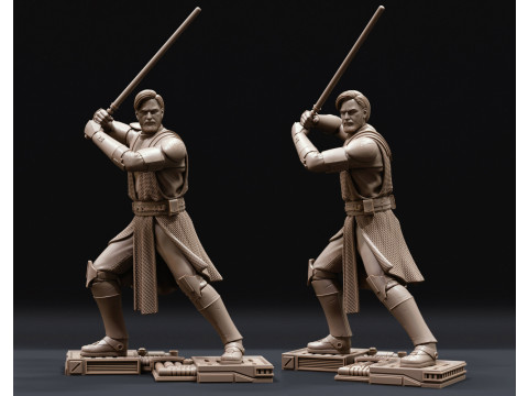 Obi-Wan Kenobi Ready to Print 3D-Druckmodell