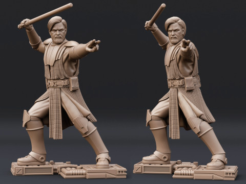 Obi-Wan Kenobi Ready to Print 3D-Druckmodell