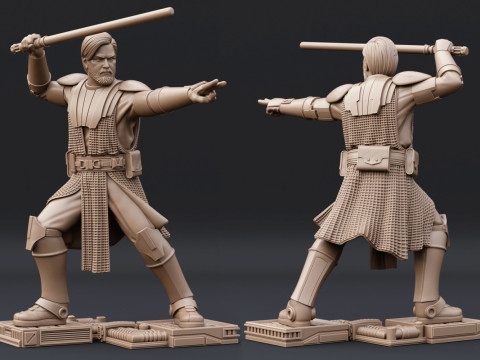 Obi-Wan Kenobi Ready to Print 3D-Druckmodell