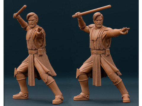 Obi-Wan Kenobi Ready to Print 3D-Druckmodell