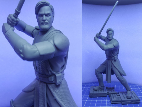 Obi-Wan Kenobi Ready to Print 3D-Druckmodell
