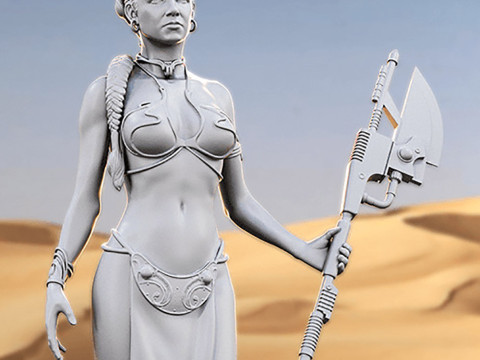 Princess Leia - Star Wars 3D प्रिंट मॉडल