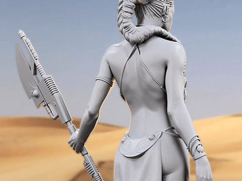 Princess Leia - Star Wars 3D प्रिंट मॉडल