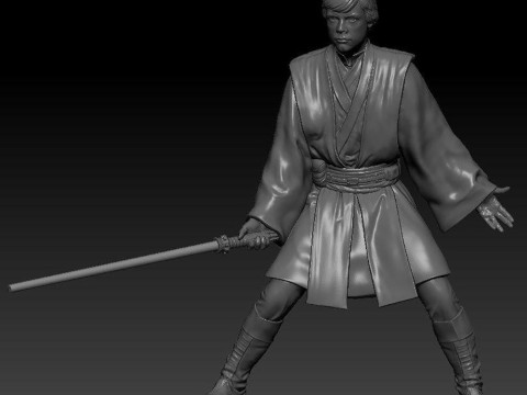 Luke Skywalker 3Dプリントモデル