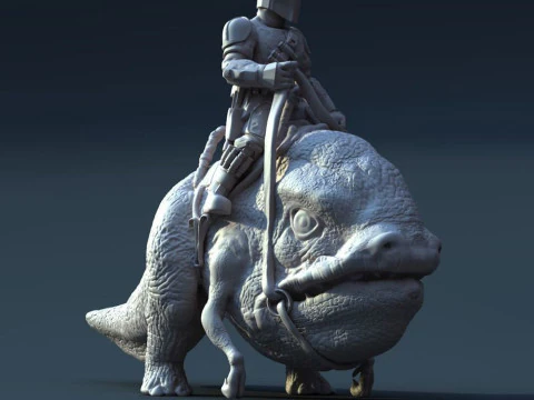 Mando montando um Blurrg Modelo de Impressão 3D