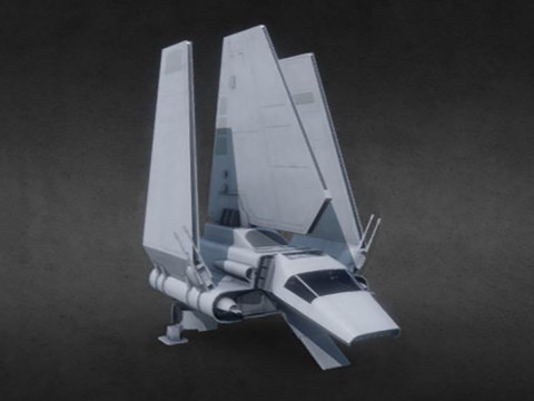 Imperial Lambda Shuttle 3D-printmodel