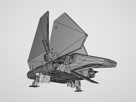 Imperial Lambda Shuttle 3D-printmodel