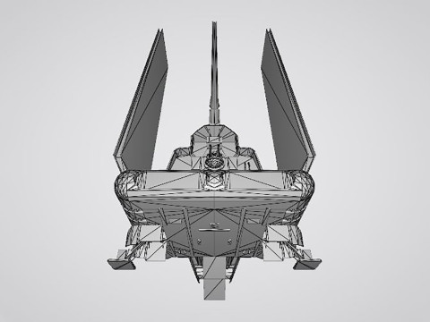 Imperial Lambda Shuttle 3D-printmodel