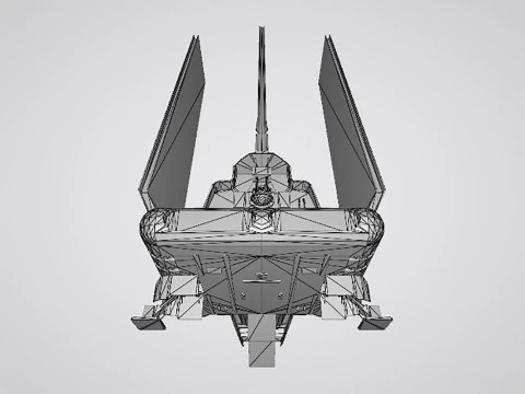 Imperial Lambda Shuttle 3D Print Model