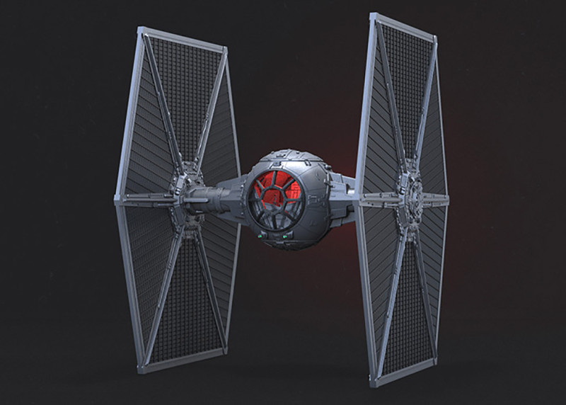 TIE Fighter - Star Wars Modèles 3D en vedette .c4d .max .obj .3ds .fbx .stl .blend