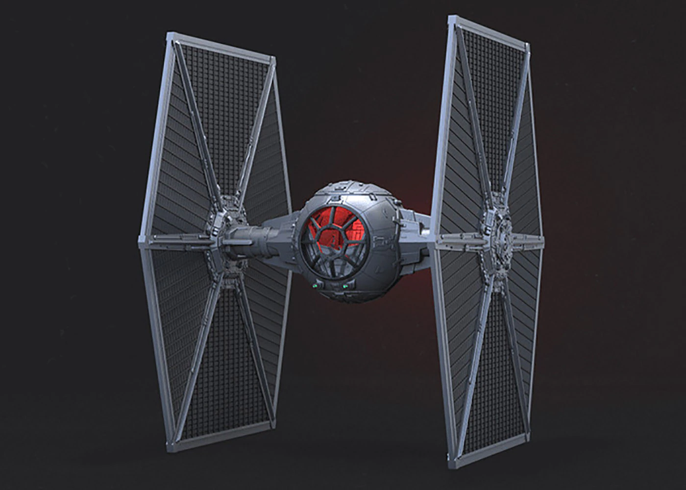 TIE Fighter - Star Wars 3D Print Model .c4d .max .obj .3ds .fbx .stl .blend