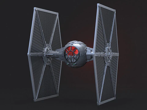 टाई फाइटर - स्टार वार्स 3D प्रिंट मॉडल