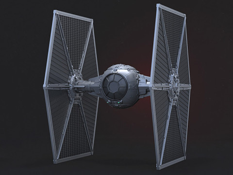 TIE Fighter - Star Wars Modèles 3D en vedette