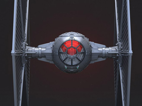 TIE Fighter - Star Wars Modèles 3D en vedette