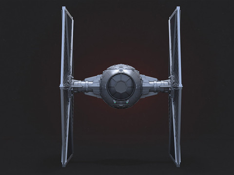 TIE Fighter - Star Wars Modèles 3D en vedette