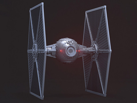TIE Fighter - Star Wars Modèles 3D en vedette