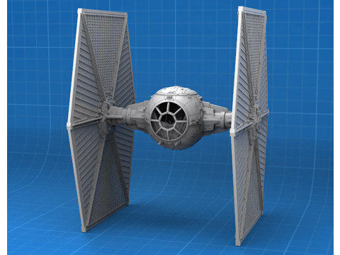TIE Fighter - Star Wars Modèles 3D en vedette