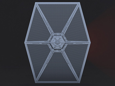 TIE Fighter - Star Wars Modèles 3D en vedette