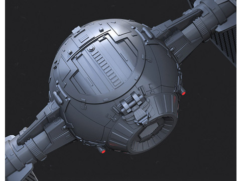 TIE Fighter - Star Wars Modèles 3D en vedette