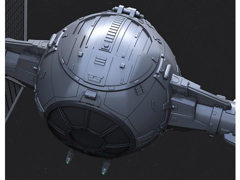 TIE Fighter - Star Wars Modèles 3D en vedette