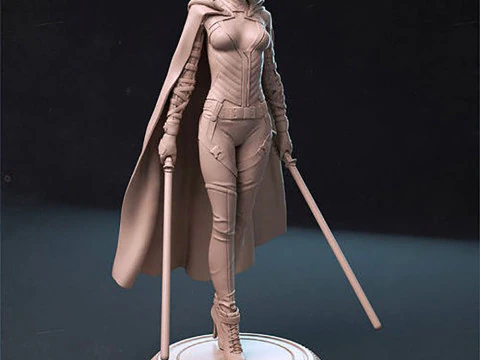 असज वेंट्रेस - स्टार वार्स 3D प्रिंट मॉडल