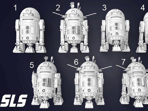 R2-D2 Droid - Star Wars 3D Print Model