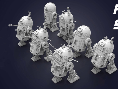R2-D2 Droid - Star Wars 3D Принт Модель