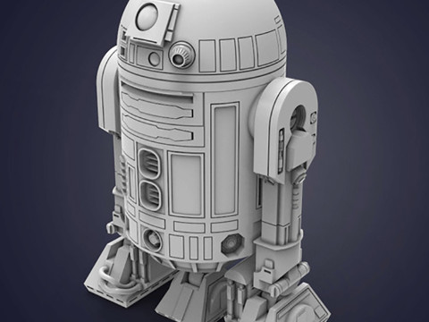 R2-D2 Droid - Star Wars 3D Принт Модель