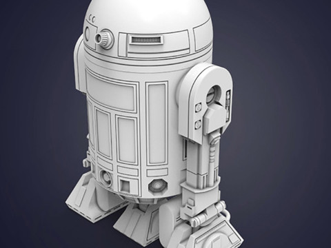 R2-D2 Droid - Star Wars 3D Принт Модель