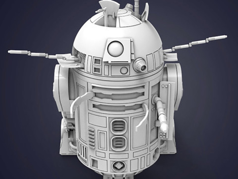 R2-D2 Droid - Star Wars 3D Принт Модель