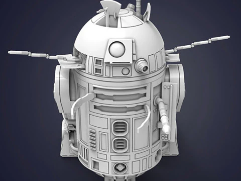 R2-D2 Droid - Star Wars 3D Print Model