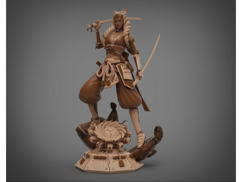Ahsoka Tano Samurai Concept - Star Wars Modello di stampa 3D