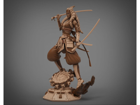 Ahsoka Tano Samurai Concept - Star Wars Modello di stampa 3D